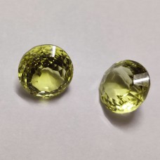 Lemon quartz 10mm round net cut 3.35 cts